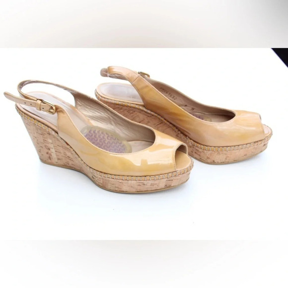 Stuart Weitzman sling back wedges - Picture 9 of 15